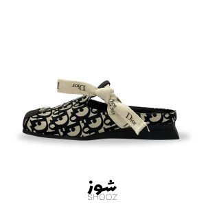 صندل دیور مشکی کرم زنانه